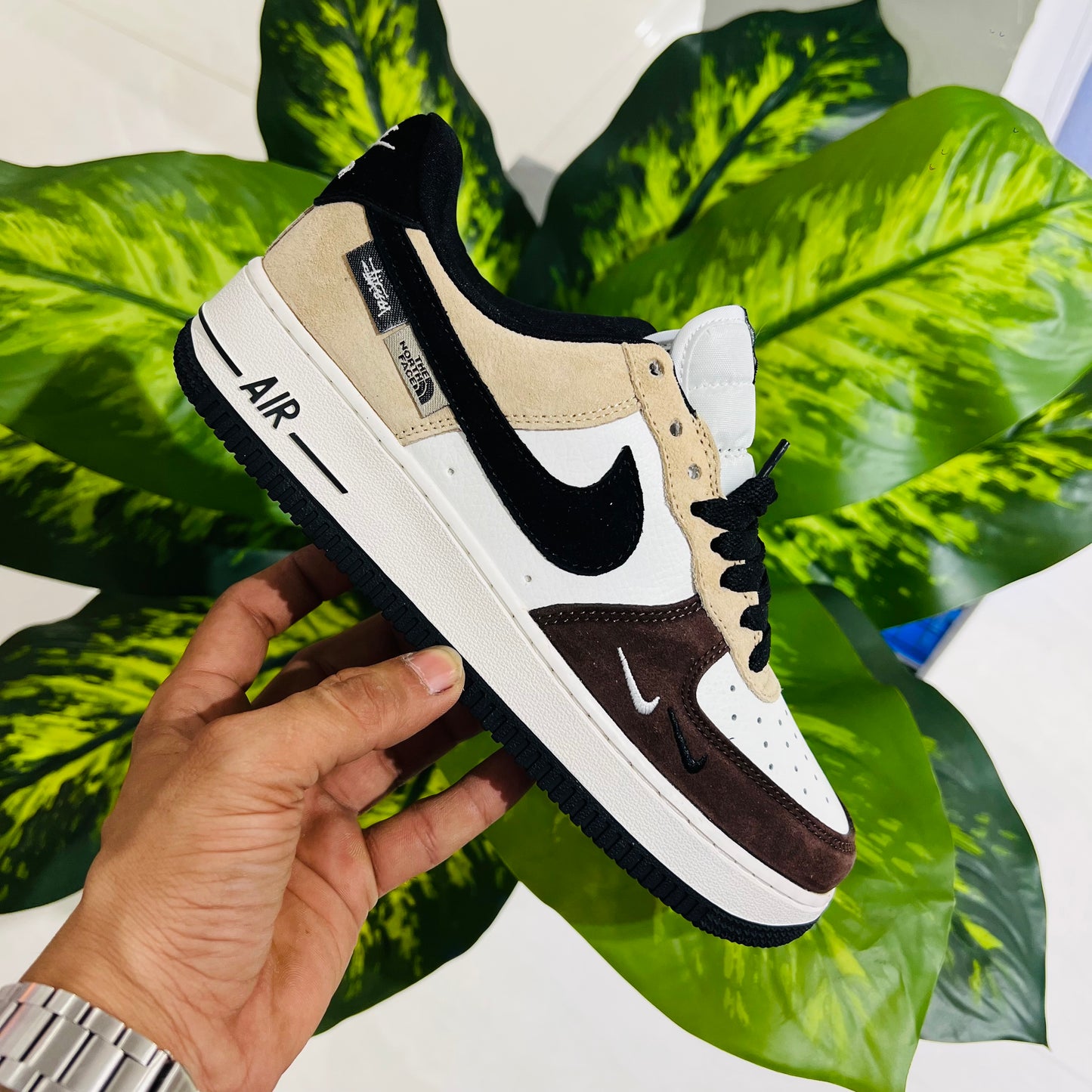Shoes nike airforce 1 x the north face x stussy suede leather