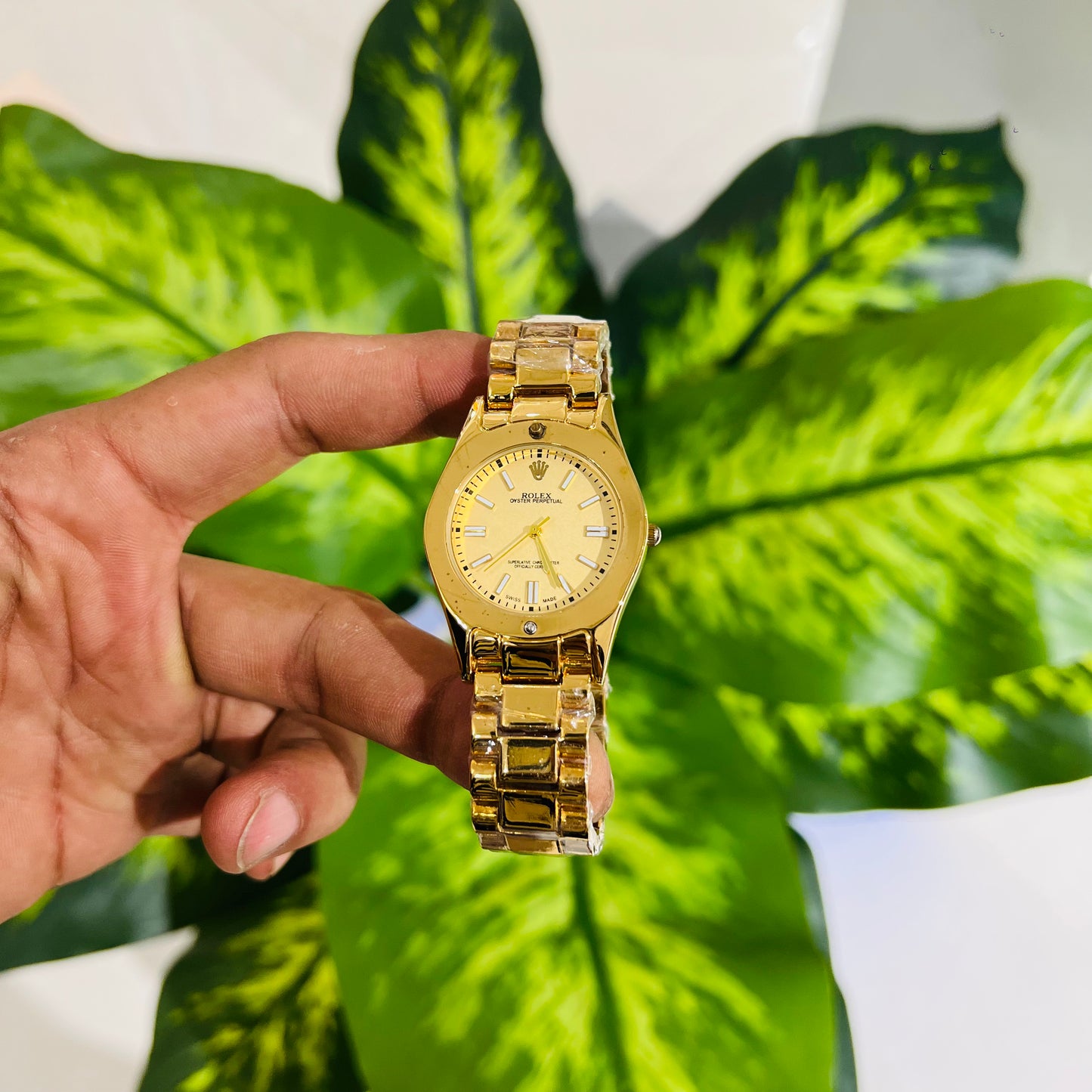 Watch rolex gold