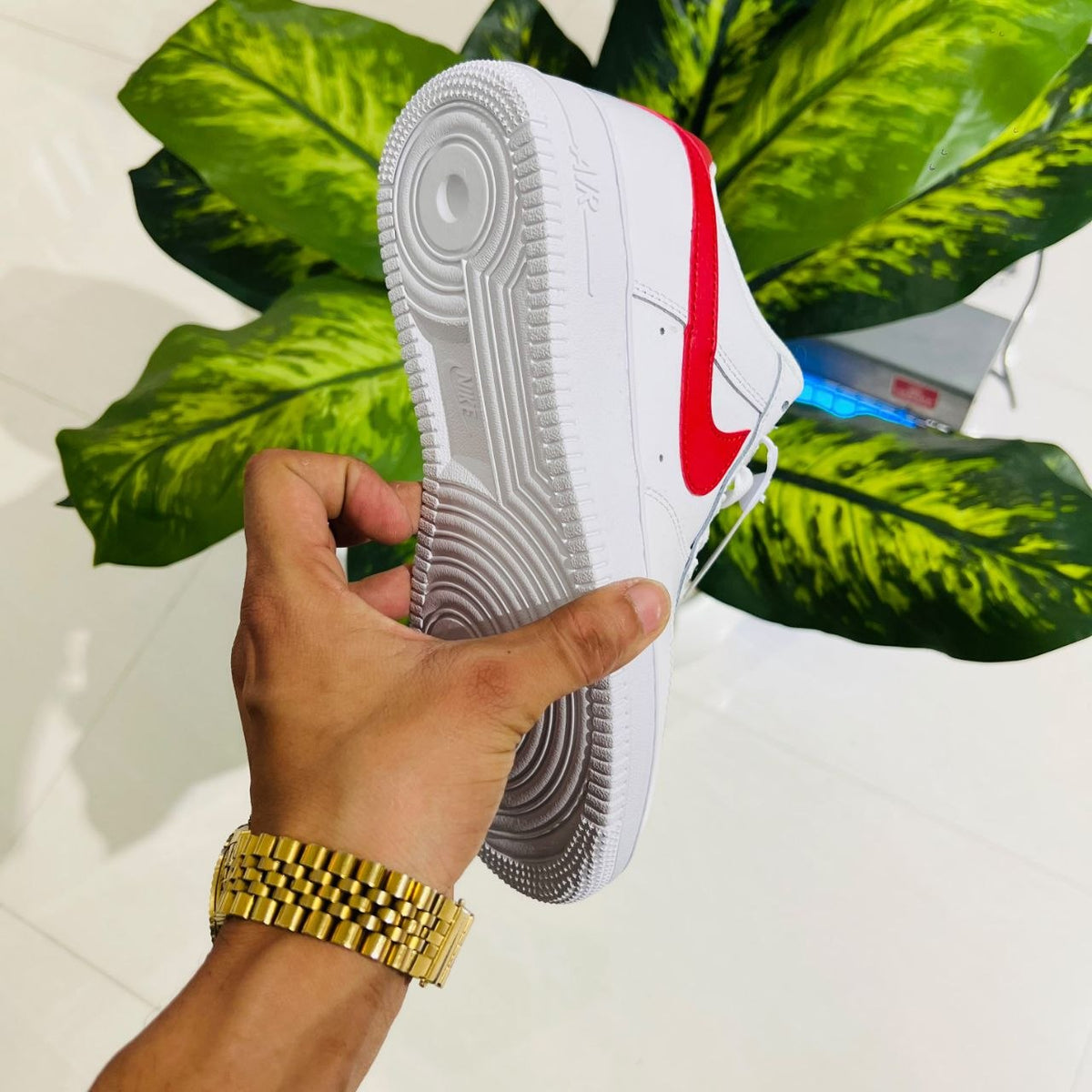 Shoes nike airforce 1 low white red