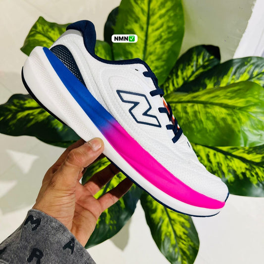 Shoes new balance white pink blue 1080