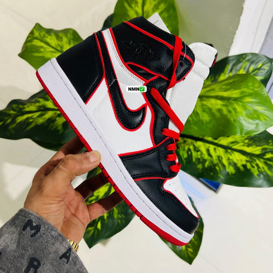 Shoes nike air jordan 1 high black red