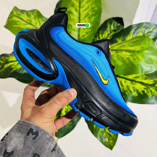 Shoes nike air max blue black