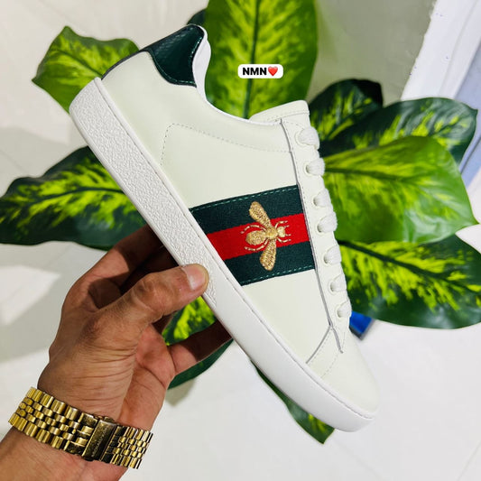 Shoes Gucci bee sneaker white