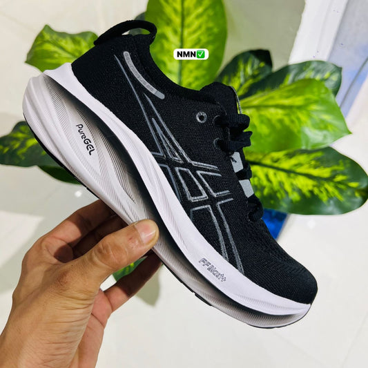 Shoes asics pure gel FF blast plus black white