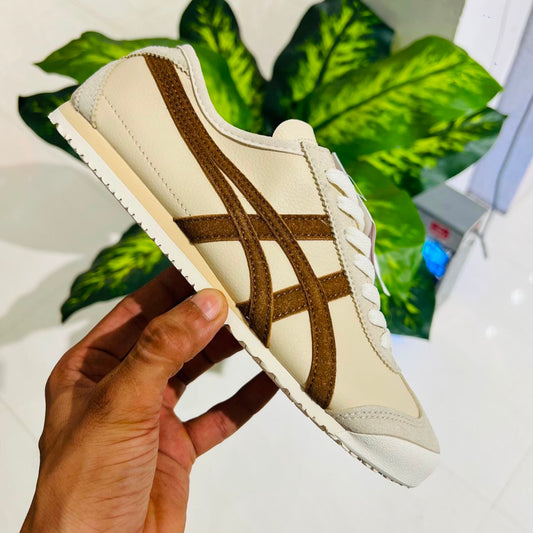 Shoes asics onitsuka tiger british brown cream