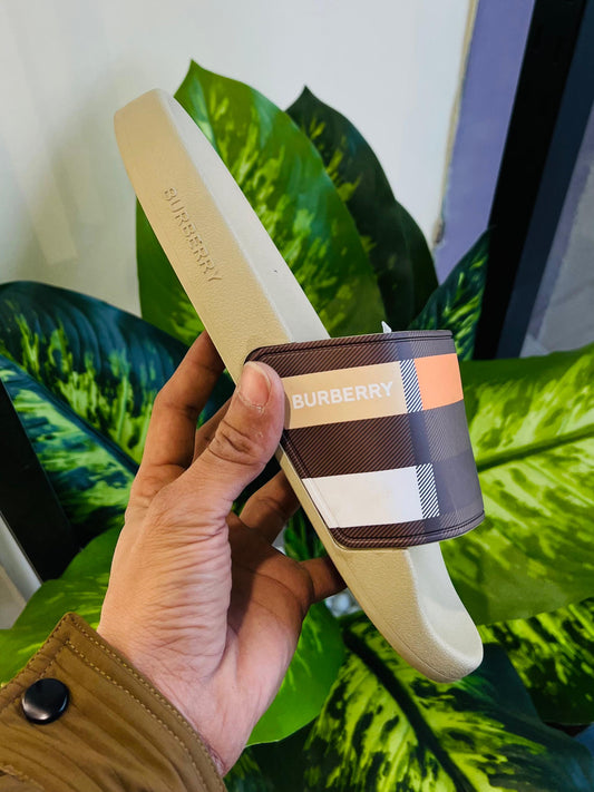 Slippers burberry flag model