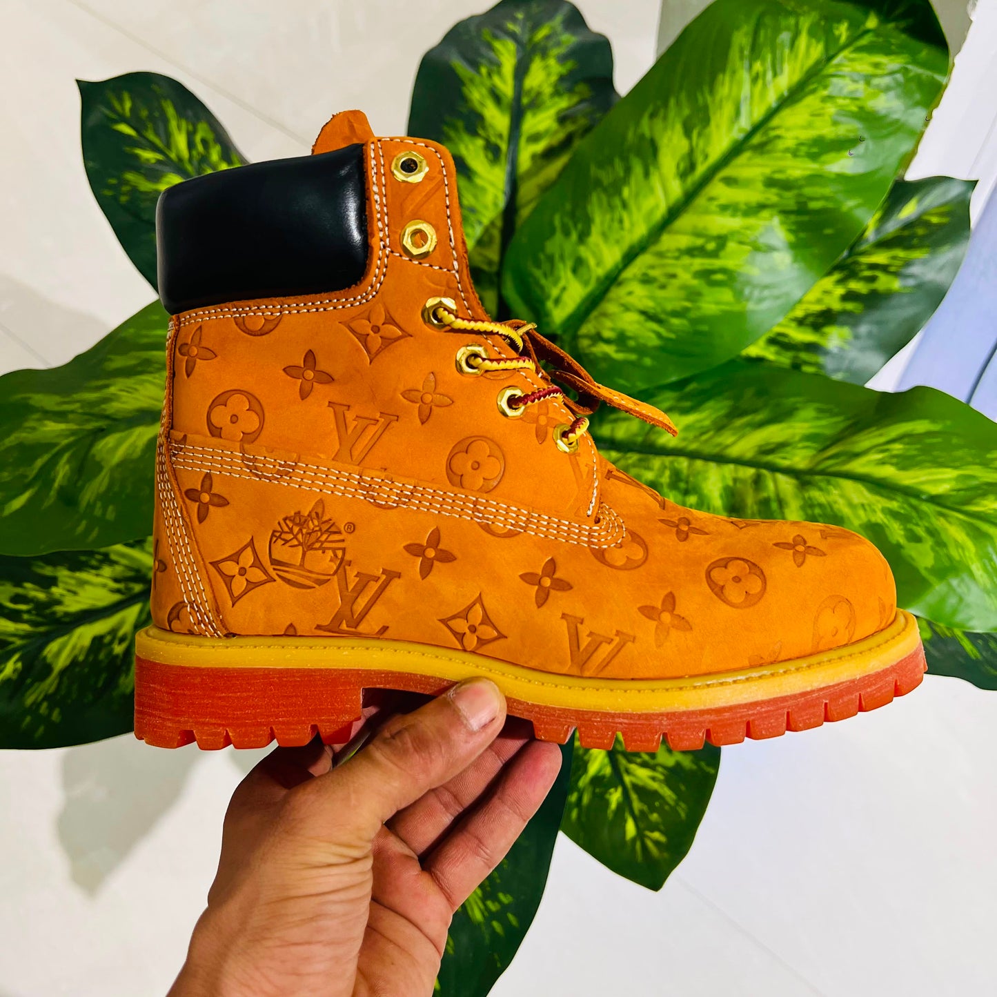 Shoes timberland x lv tan