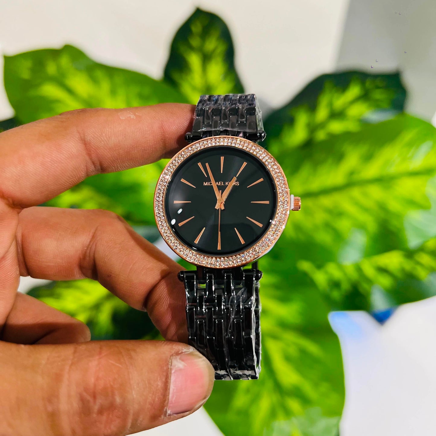 Girls watch mk black