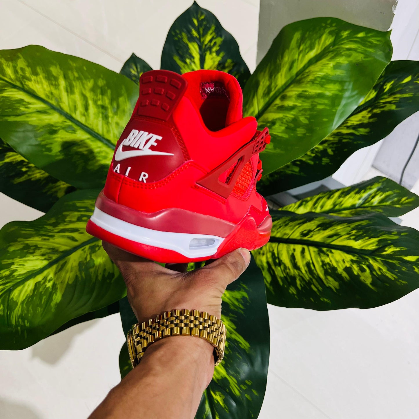 Shoes nike jordan retro 4 red bike edition