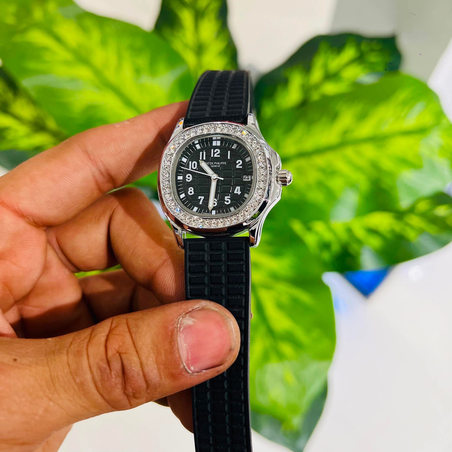 Girls watch pp black