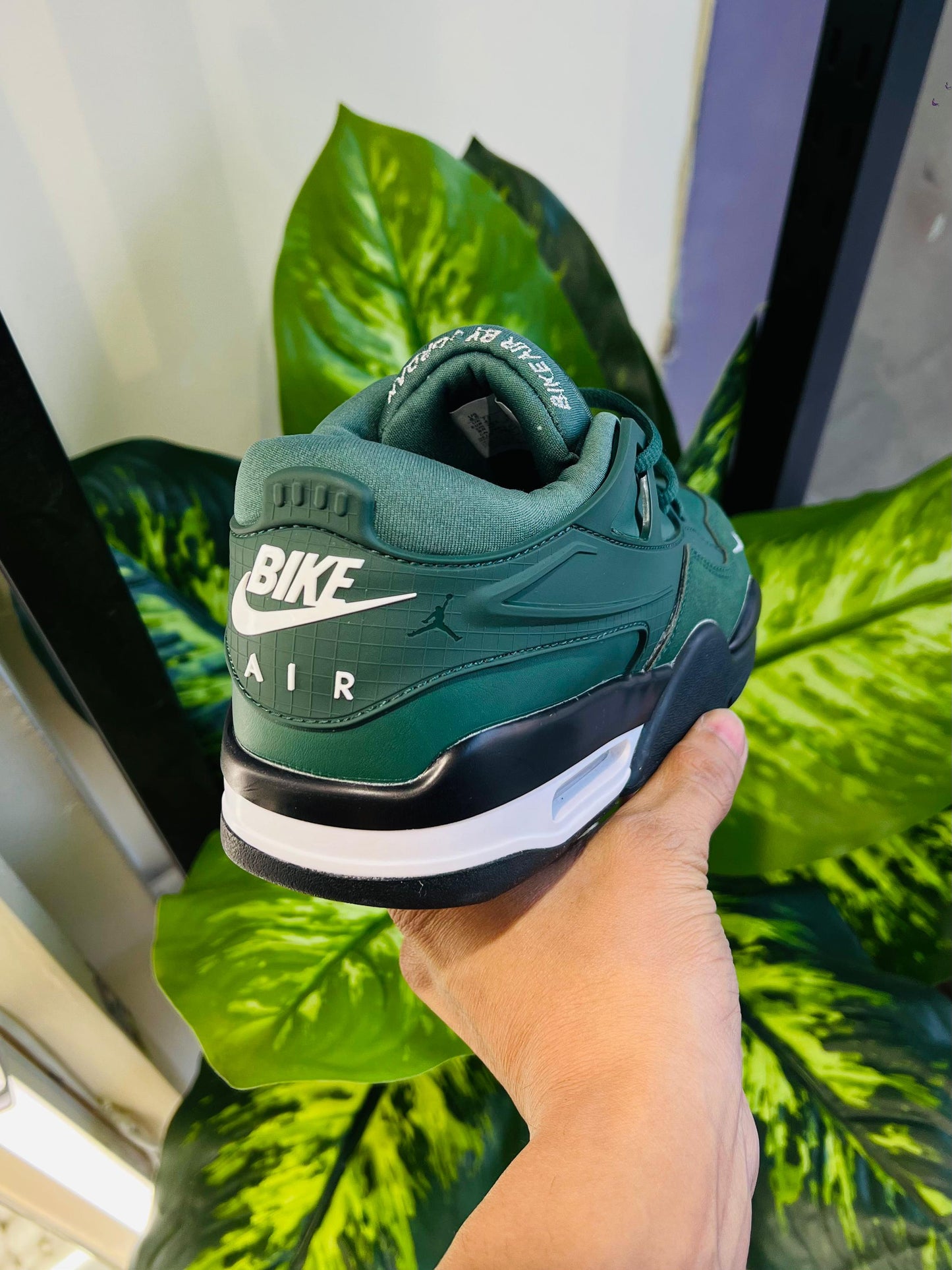 Shoes nike air jordan bike edition green