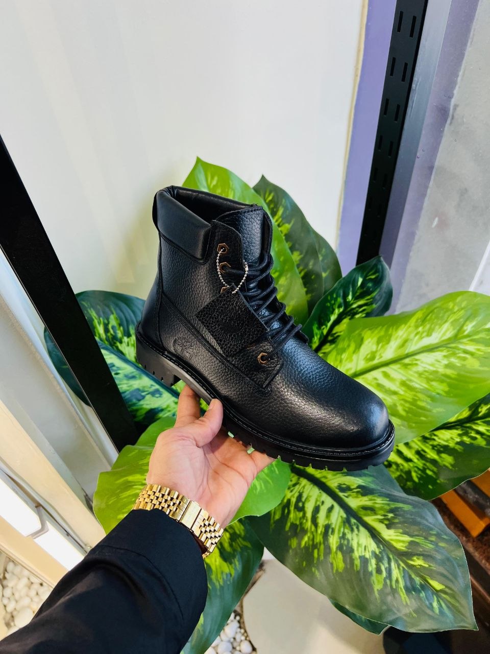 Shoes boots timberland black leather