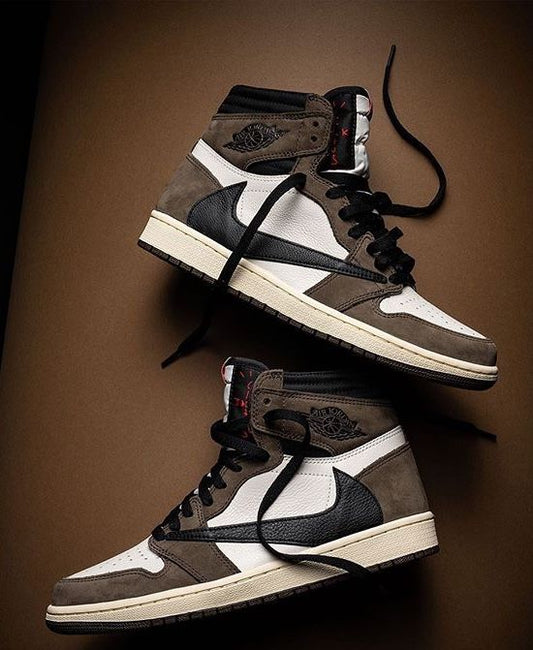 Shoes nike air jordan 1 x travis scott mocha