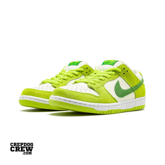 Shoes nike sb dunk green apple
