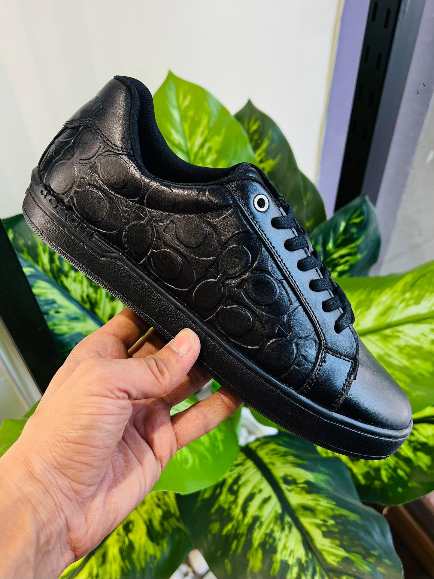 Shoes coach all black sneakers