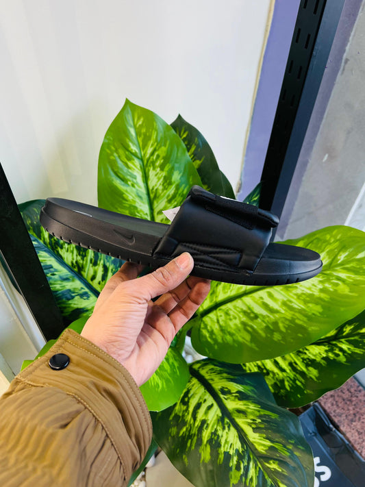 Slippers nike all black velcro