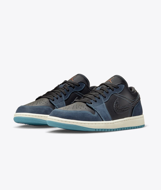 Shoes nike air jordan 1 se blue black low og