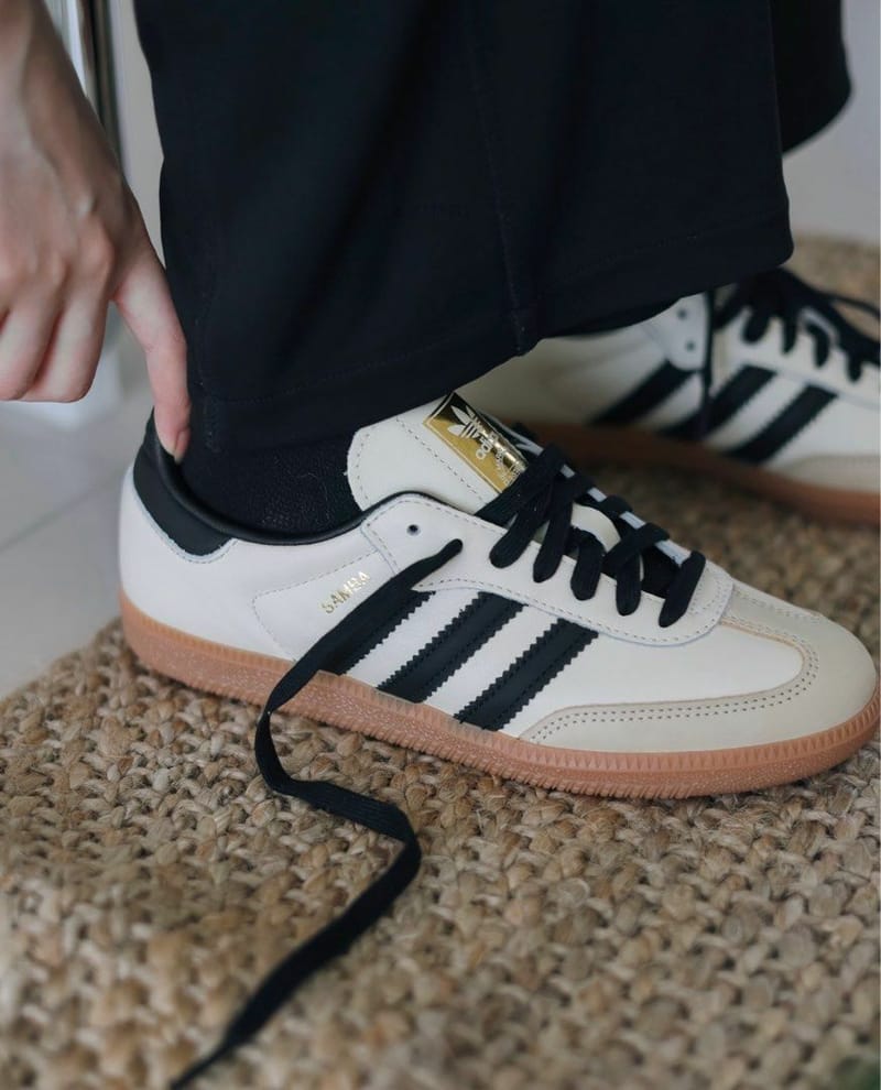 Shoes adidas samba sand tone cream off white black bones