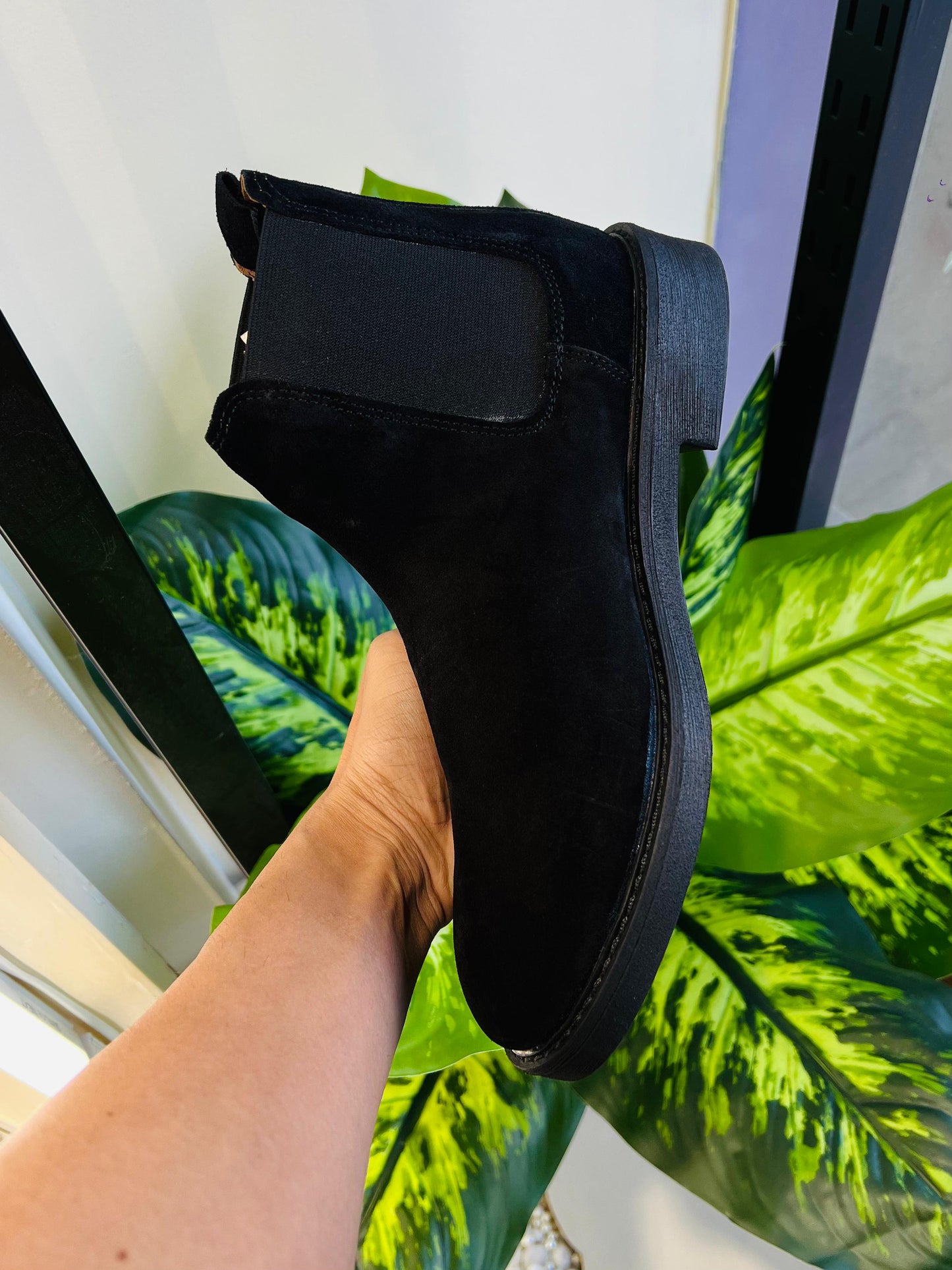 Formal chelsea zara suede leather