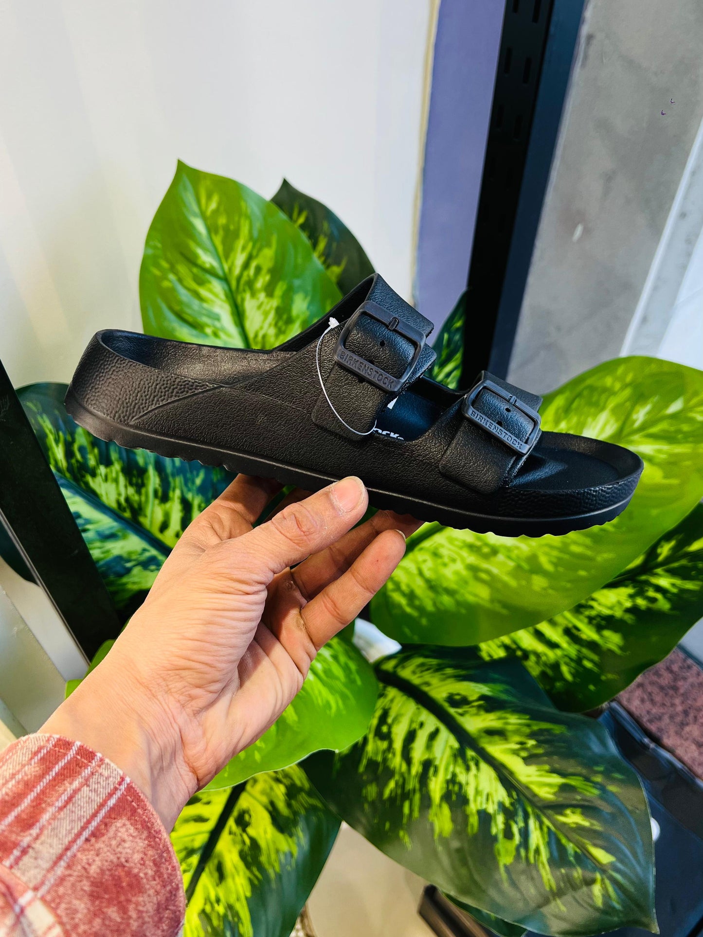 Slippers birkenstock black unibody