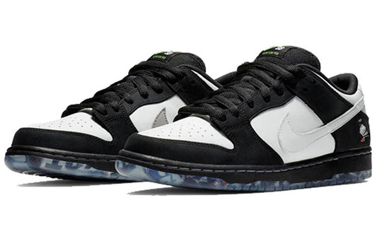 Shoes Nike Sb Dunk Low Panda Pigeon black white green