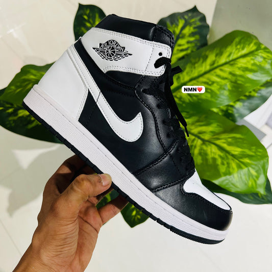 Shoes nike air jordan retro 1 panda style black white