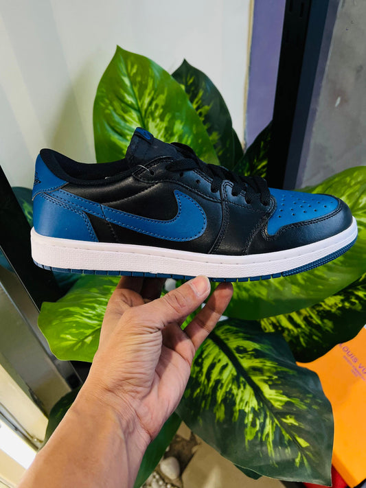 Shoes Nike air jordan 1 blue black low
