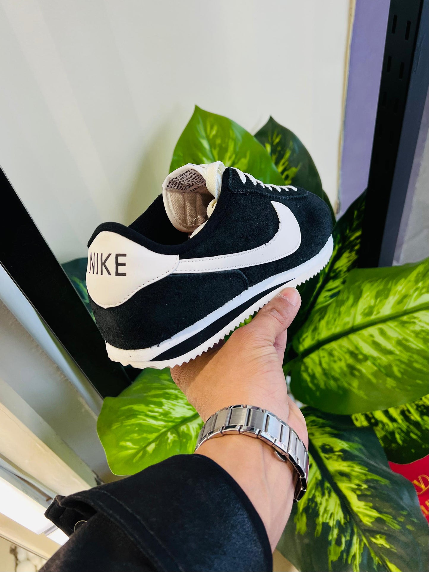 Shoes Nike cortez black suede