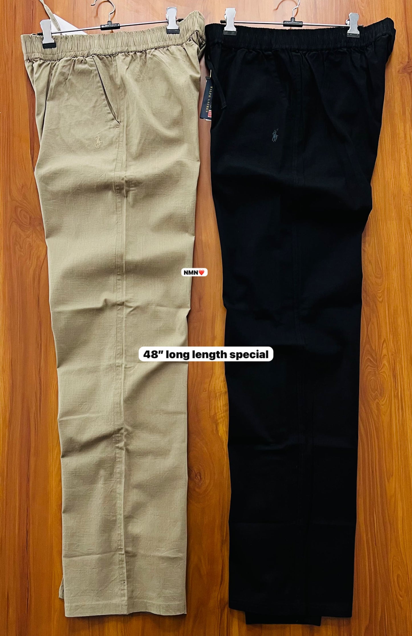 Lower linen long length special 48" oversize 3xl/38 4xl/40 5xl/42 (Copy 1)