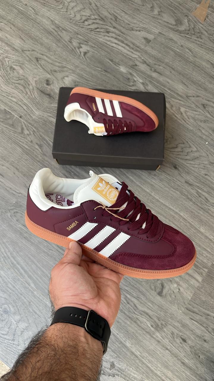 Shoes adidas samba wine mehroon