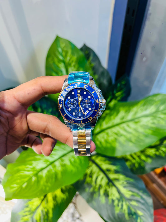 Watch rolex submariner blue