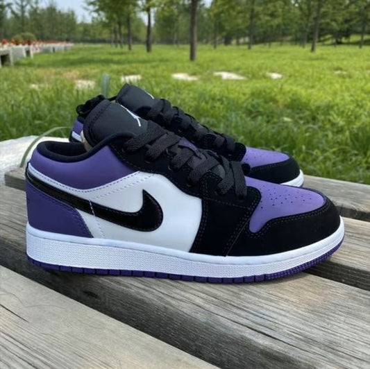 Shoes nike air jordan 1 purple low
