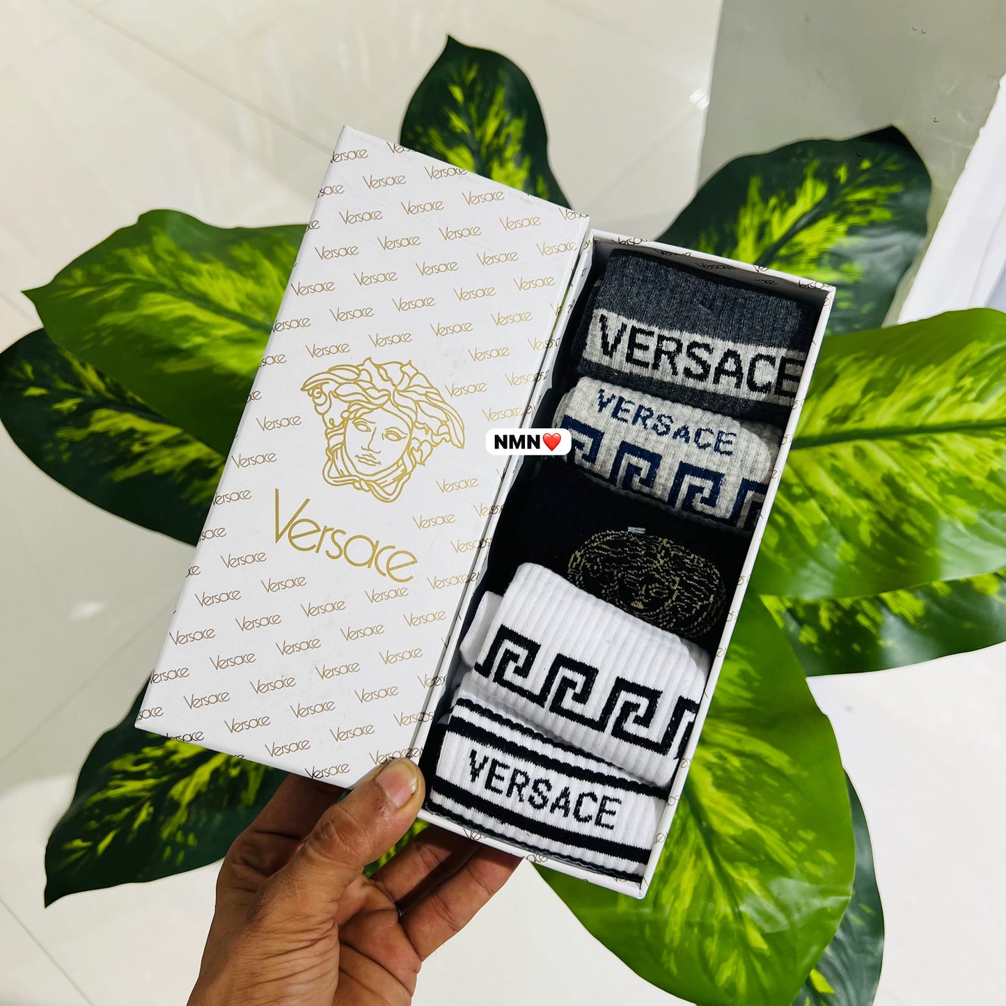 Socks box premium versace
