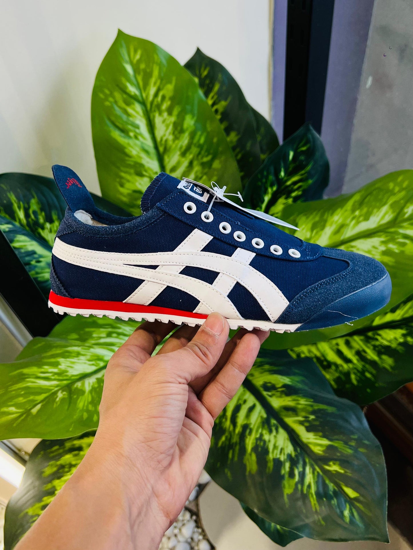 Shoes asics tiger blue