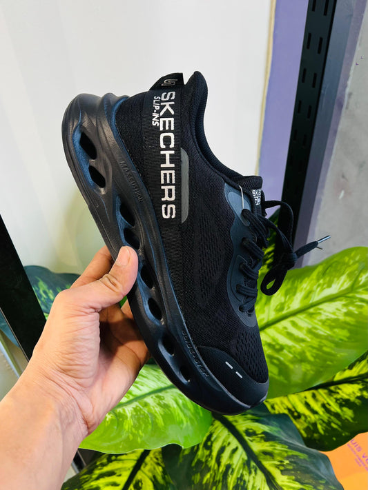 Shoes Skechers slip ins black running