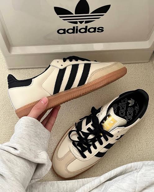 Shoes adidas samba sand tone cream off white black bones