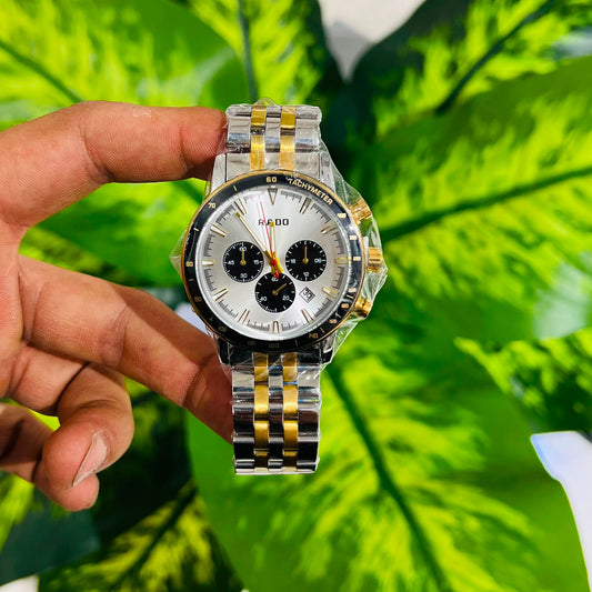 Watch rado gold silver