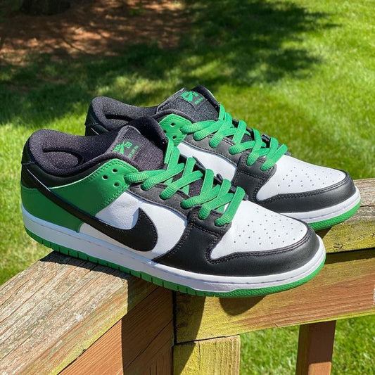 Shoes nike sb dunk green low pro