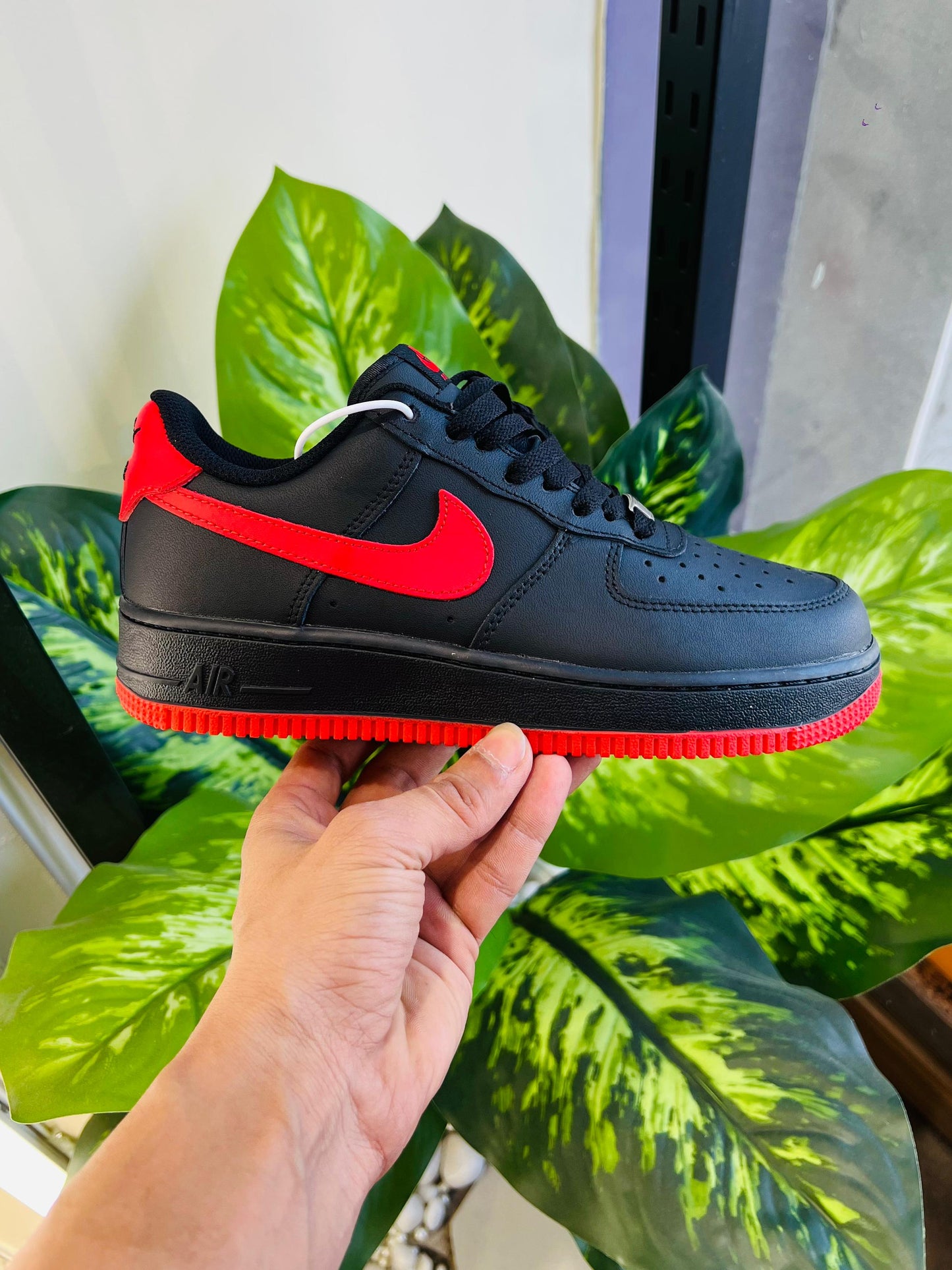 Shoes nike airforce 1 black red