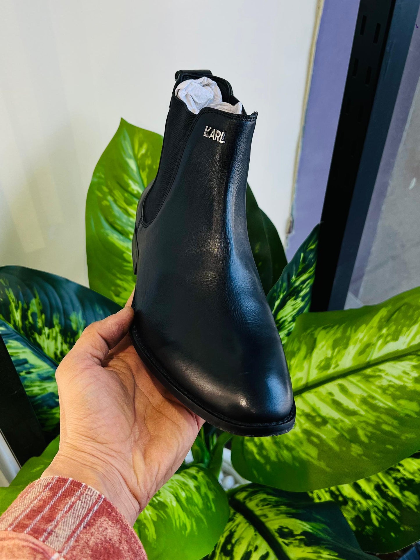 Formal chelsea karl lagerfeld woodsole red bottom