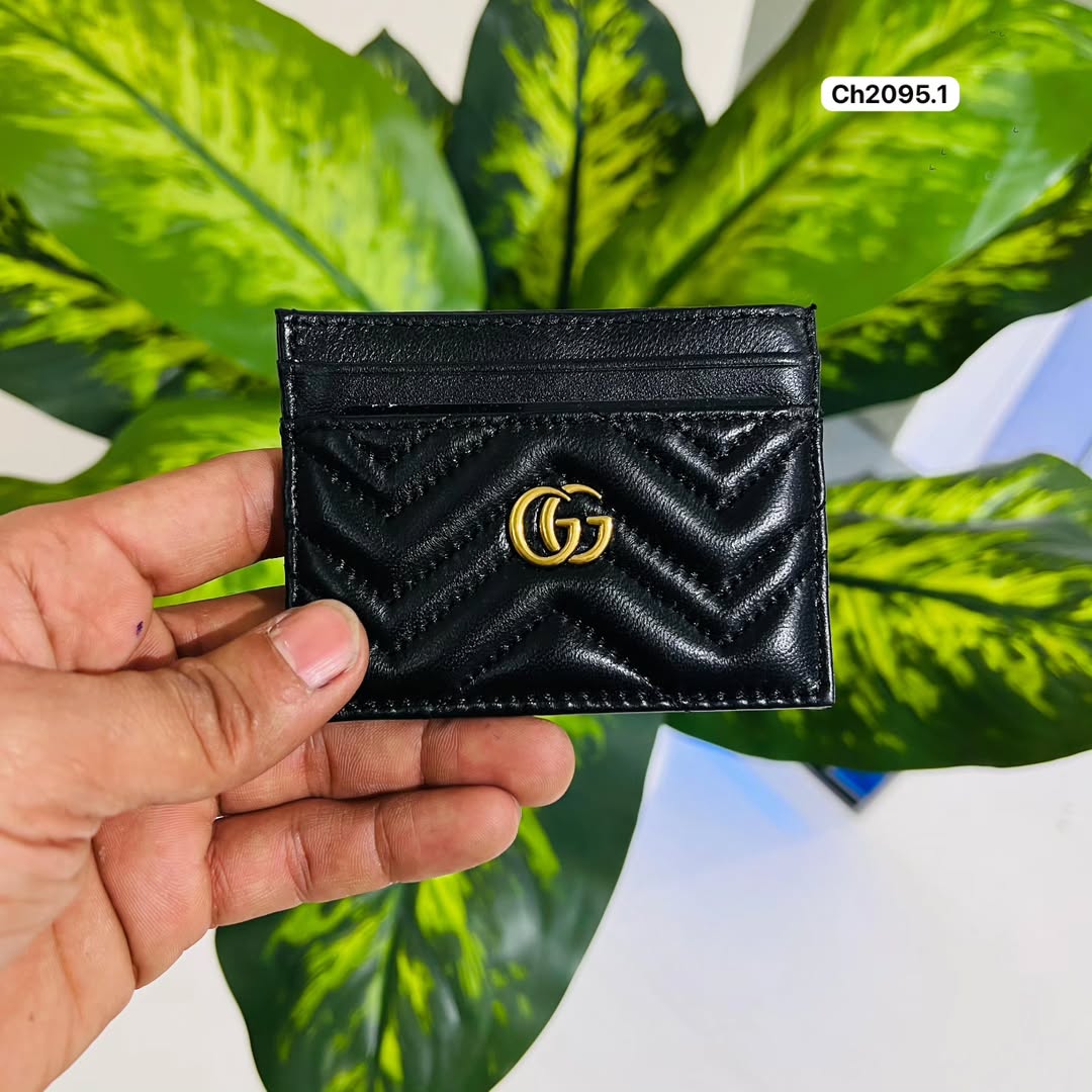 Card holder gucci black premium