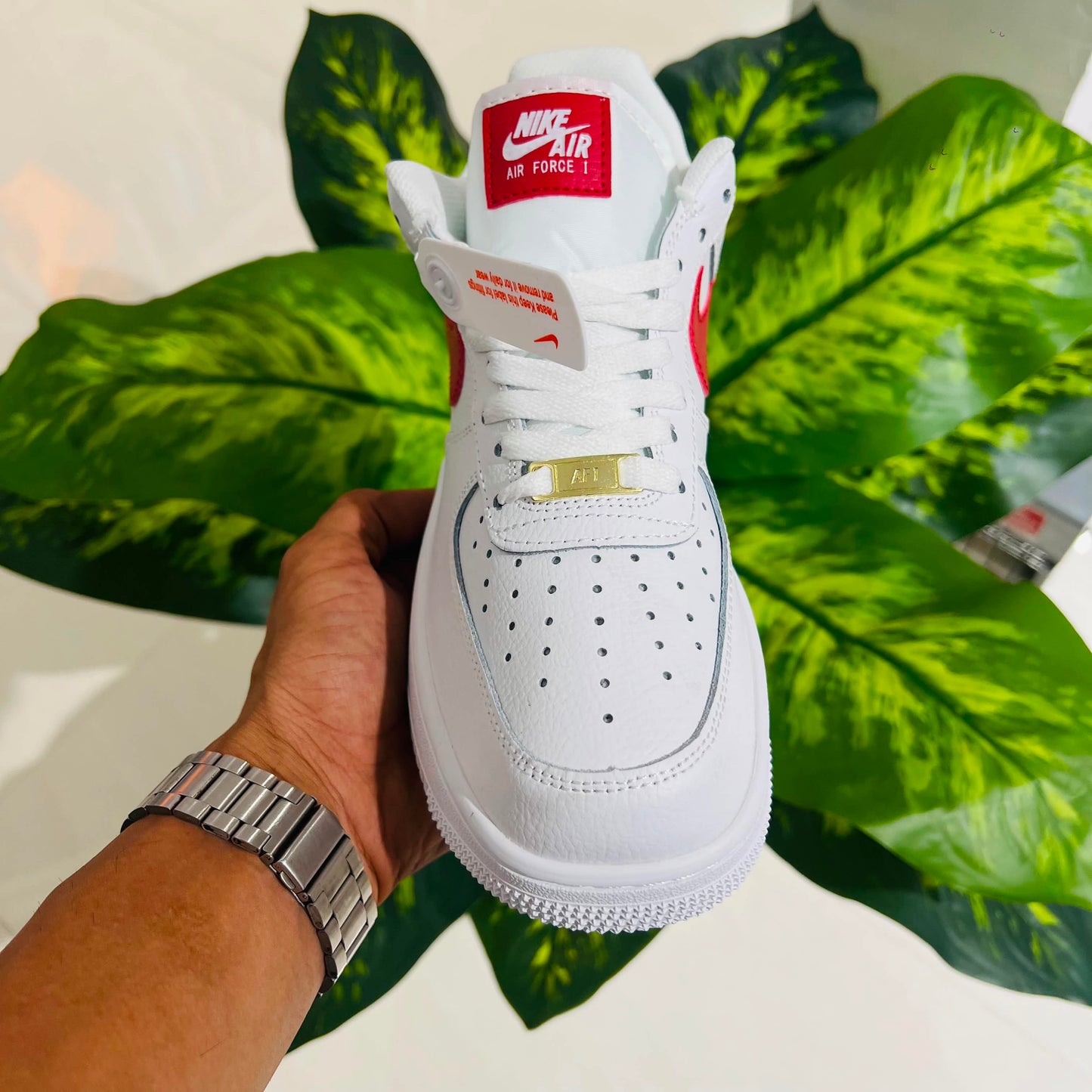Shoes nike airforce 1 white red