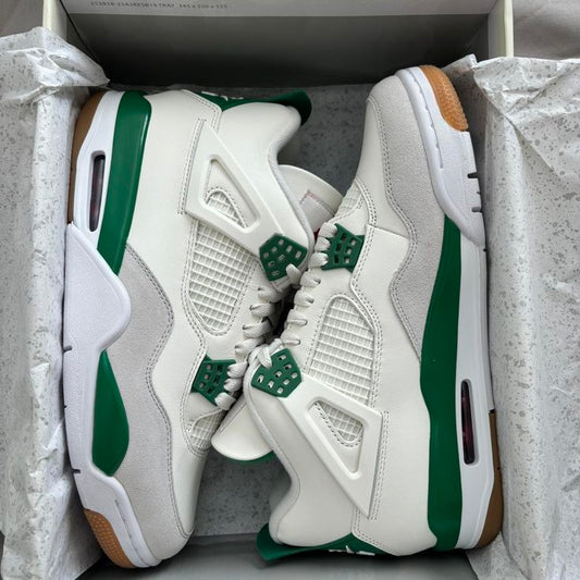Shoes jordan retro 4 pine green