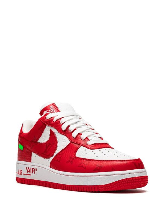 Shoes nike airforce 1 lv red monogram print