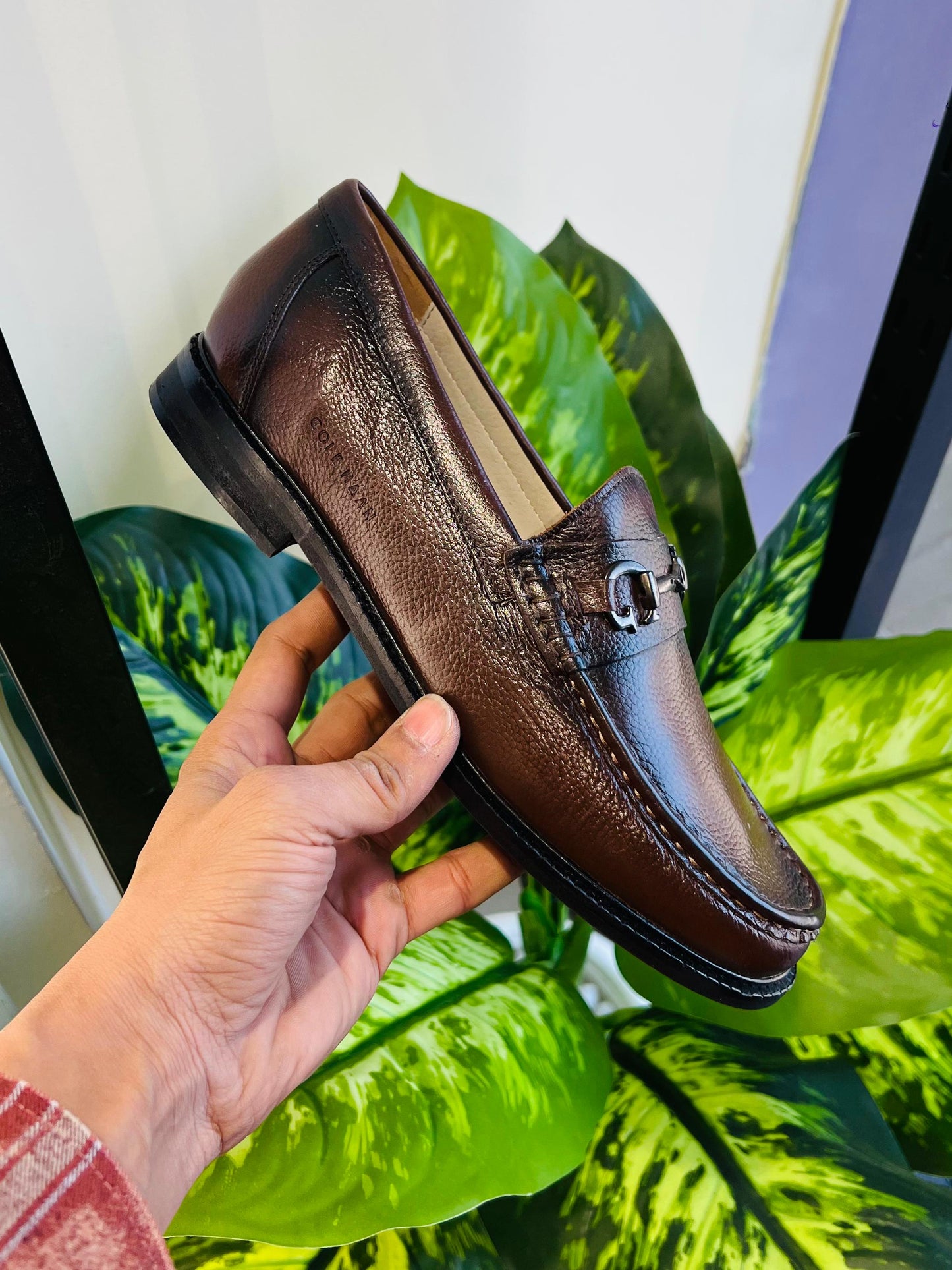 Formal belly cole haan brown