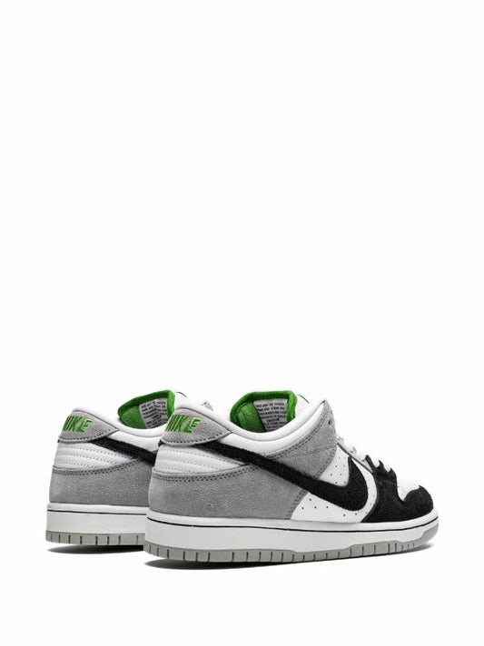 Shoes nike sb dunk grey black green chlorophyll