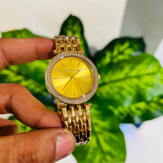 Girls watch mk gold
