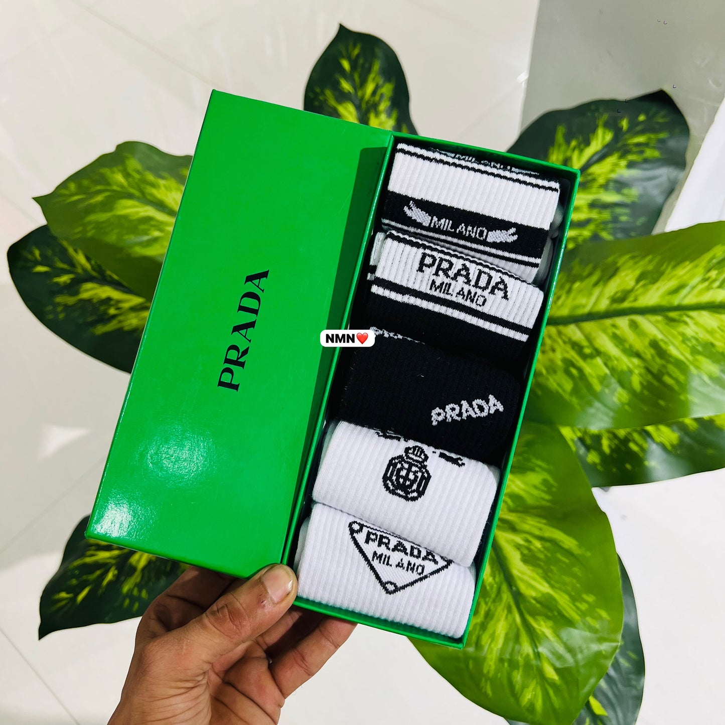 Socks box premium prada1
