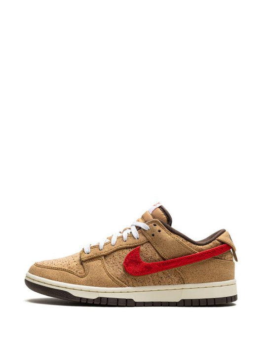 Shoes nike sb dunk low sp cork brown red swoosh