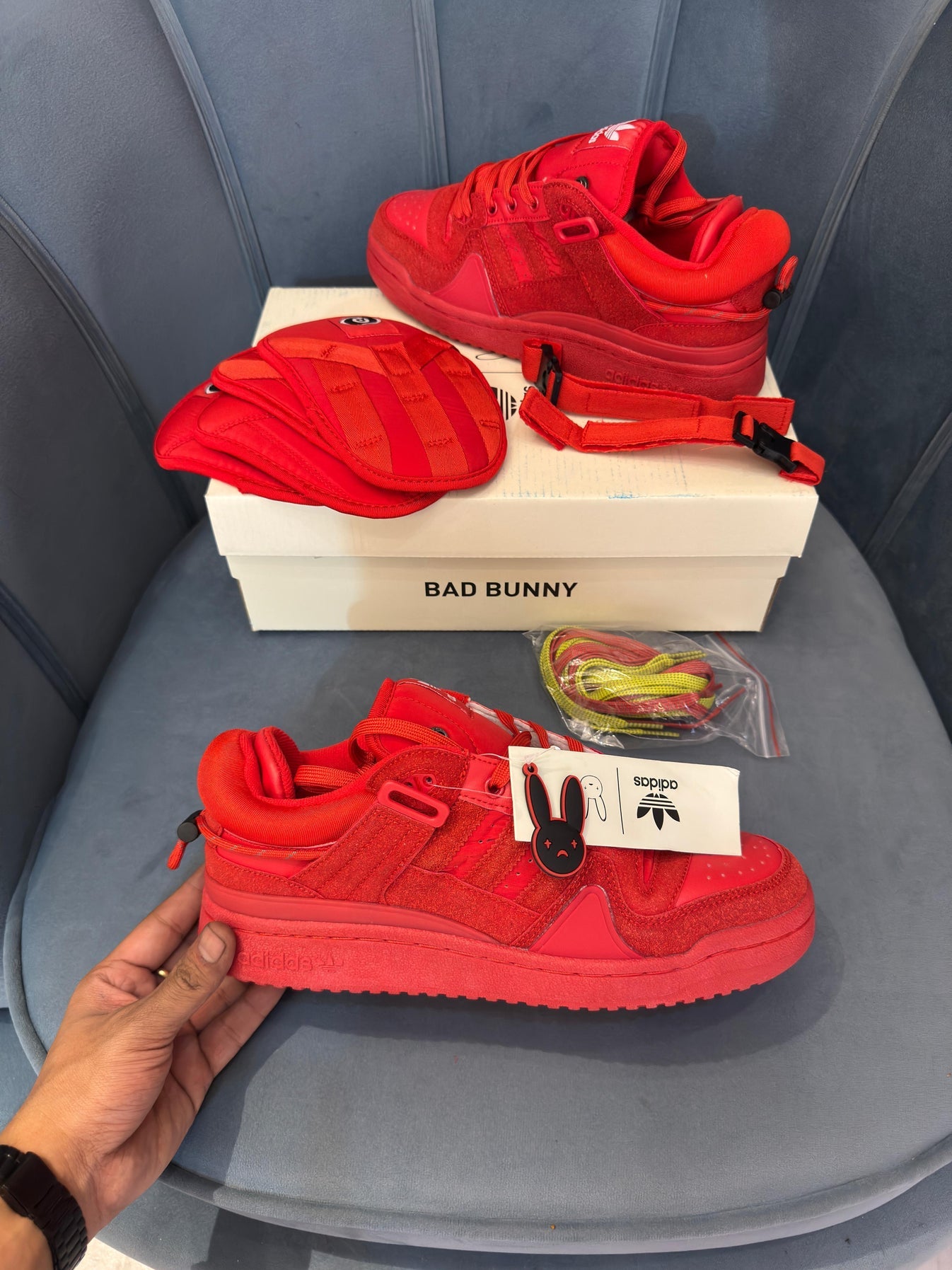 Shoes adidas bad bunny red